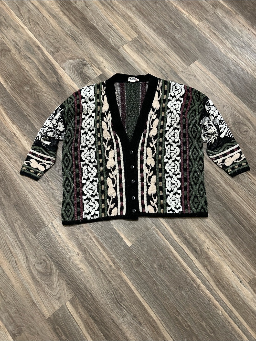 Vintage 90’s Forelli Textured Cardigan Sweater
